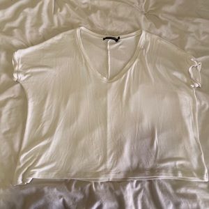 Brandy Melville Oversized White Tee